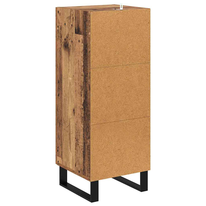 Bufet Lemn Vechi 34,5 x 34 x 90 cm Lemn Ingineresc și Fier - WALTI WALTI