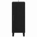 Bufet Stejar Negru 34,5 x 34 x 90 cm Lemn Ingineresc și Fier - WALTI WALTI
