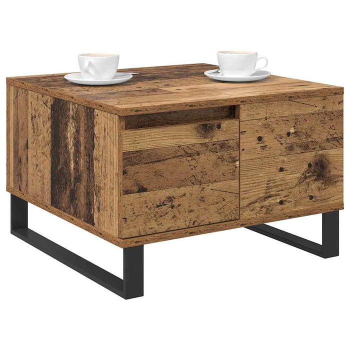 Masă de cafea Lemn Vechi 55 x 55 x 36,5 cm Lemn compozit - WALTI WALTI
