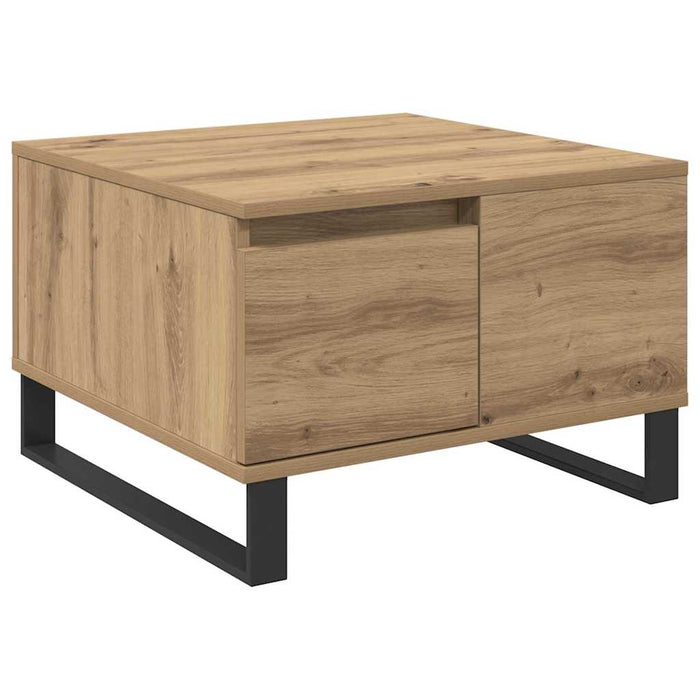 Masă de cafea Stejar Artizanal 55 x 55 x 36,5 cm Lemn prelucrat WALTI