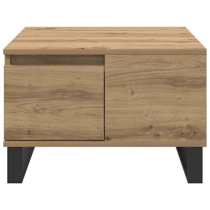 Masă de cafea Stejar Artizanal 55 x 55 x 36,5 cm Lemn prelucrat WALTI