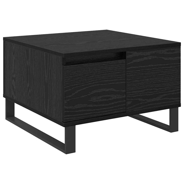 Masă de cafea Stejar Negru 55 x 55 x 36,5 cm Lemn compozit - WALTI WALTI