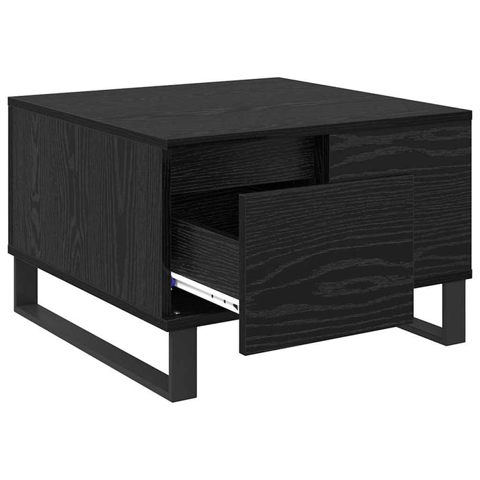 Masă de cafea Stejar Negru 55 x 55 x 36,5 cm Lemn compozit - WALTI WALTI