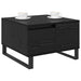 Masă de cafea Stejar Negru 55 x 55 x 36,5 cm Lemn compozit - WALTI WALTI