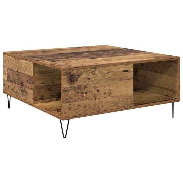 Masă de cafea Lemn Vechi 80 x 80 x 36,5 cm Lemn compozit - WALTI WALTI