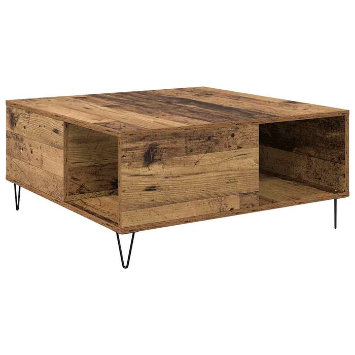 Masă de cafea Lemn Vechi 80 x 80 x 36,5 cm Lemn compozit - WALTI WALTI