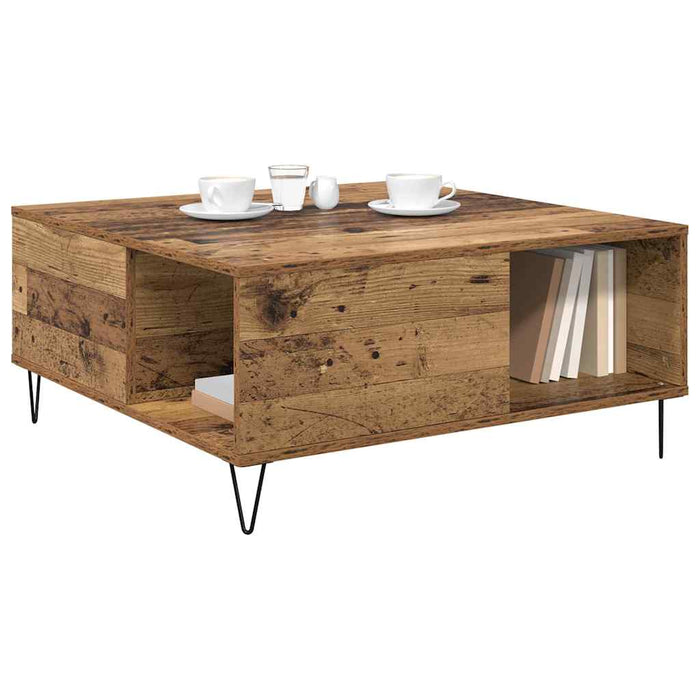 Masă de cafea Lemn Vechi 80 x 80 x 36,5 cm Lemn compozit - WALTI WALTI