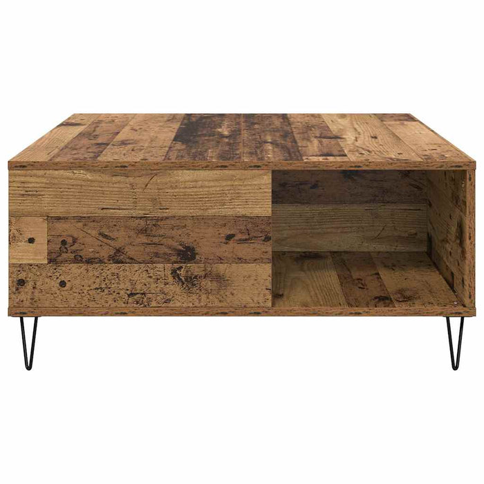 Masă de cafea Lemn Vechi 80 x 80 x 36,5 cm Lemn compozit - WALTI WALTI