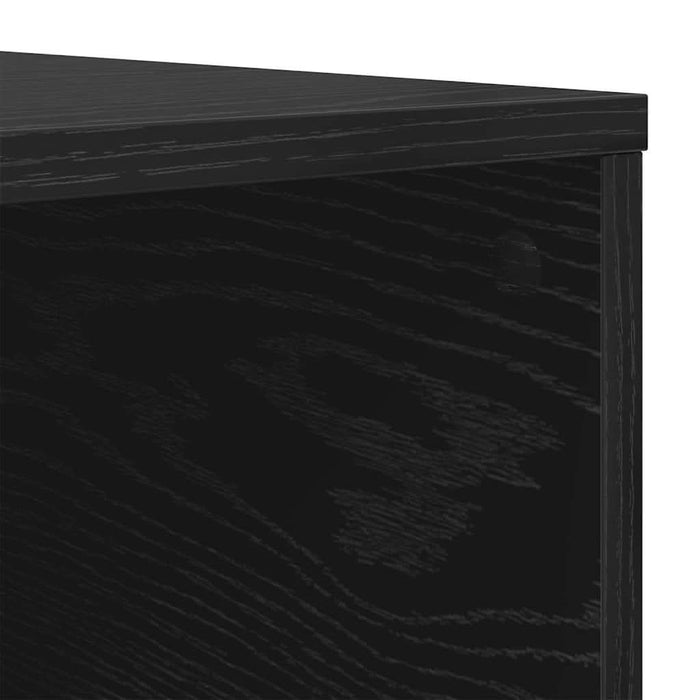 Masă de cafea Stejar Negru 80 x 80 x 36,5 cm Lemn compozit - WALTI WALTI