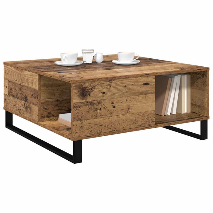 Masă de cafea Lemn Vechi 80 x 80 x 36,5 cm Lemn compozit - WALTI WALTI