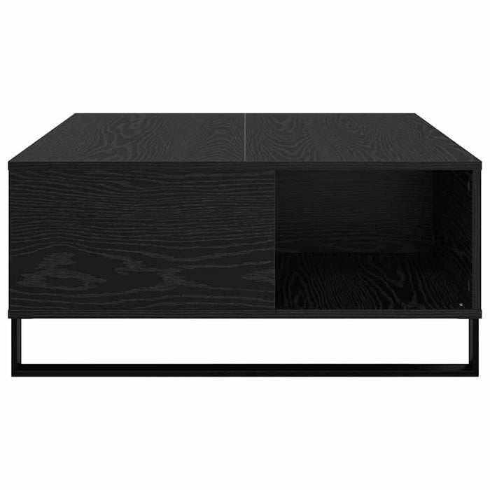Masă de cafea Stejar Negru 80 x 80 x 36,5 cm Lemn compozit - WALTI WALTI