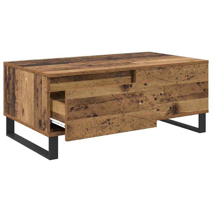 Masă de cafea Lemn Vechi 90 x 50 x 36,5 cm Lemn compozit - WALTI WALTI
