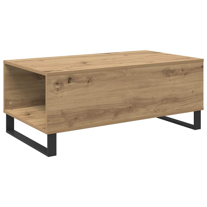 Masă de cafea Stejar Artizanal 90 x 50 x 36,5 cm Lemn compozit - WALTI WALTI
