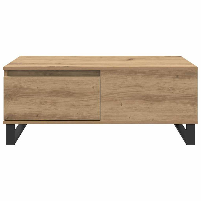 Masă de cafea Stejar Artizanal 90 x 50 x 36,5 cm Lemn compozit - WALTI WALTI