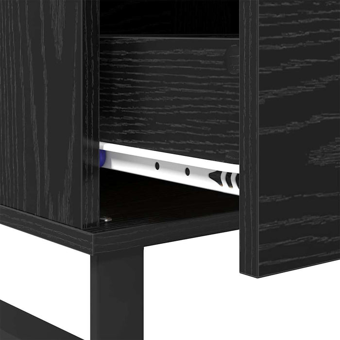 Masă de cafea Stejar Negru 90 x 50 x 36,5 cm Lemn compozit - WALTI WALTI