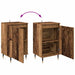 Bufet 2 pcs Lemn Vechi 40 x 35 x 70 cm Lemn Ingineresc și Fier - WALTI WALTI
