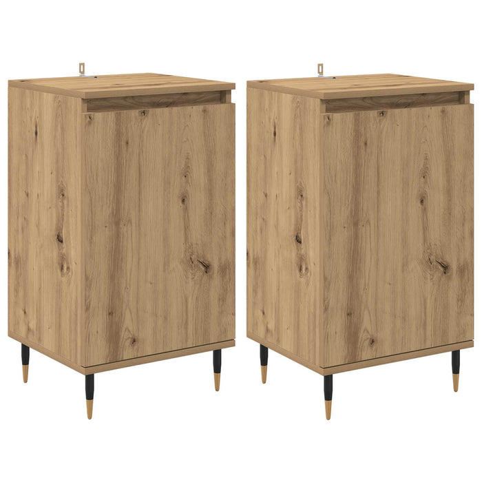 Bufet 2 pcs Stejar Artizanal 40 x 35 x 70 cm - WALTI WALTI