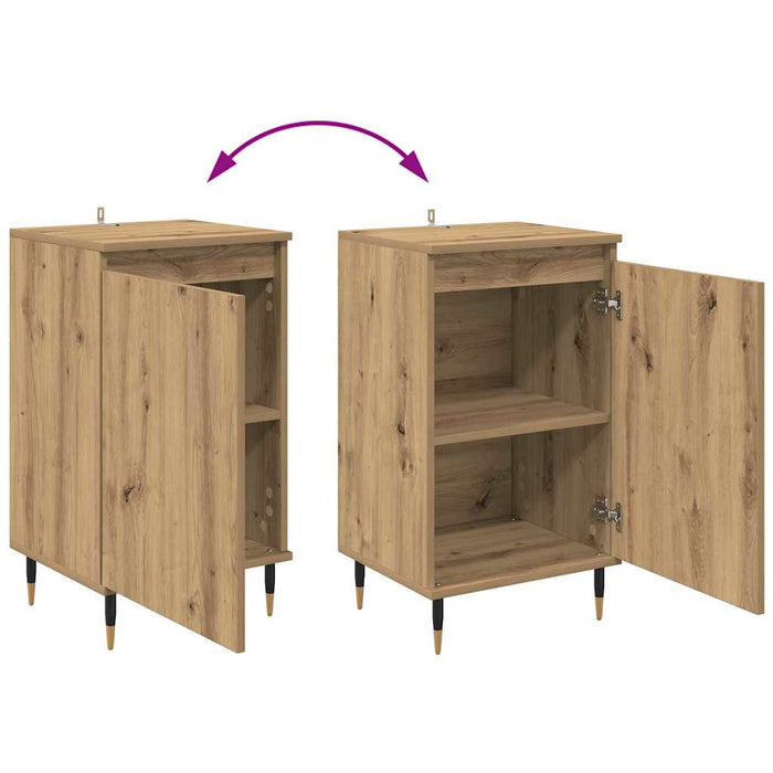 Bufet 2 pcs Stejar Artizanal 40 x 35 x 70 cm - WALTI WALTI