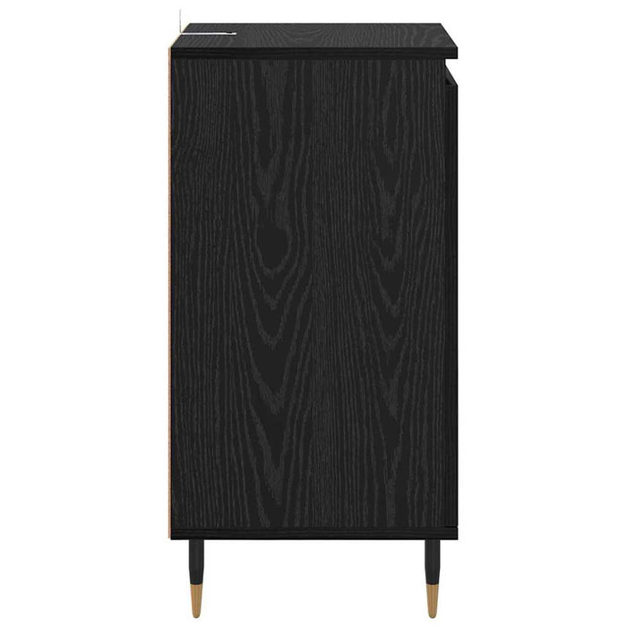 Bufet 2 pcs Stejar Negru 40 x 35 x 70 cm - WALTI WALTI