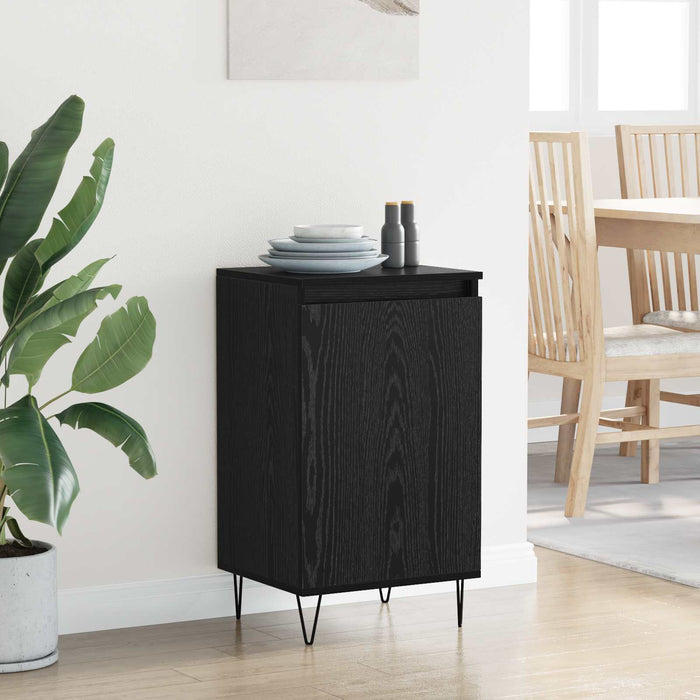 Bufet Pe perete Stejar Negru 40 x 35 x 70 cm Lemn compozit - WALTI WALTI