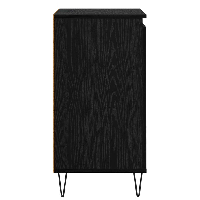 Bufet Pe perete Stejar Negru 40 x 35 x 70 cm Lemn compozit - WALTI WALTI