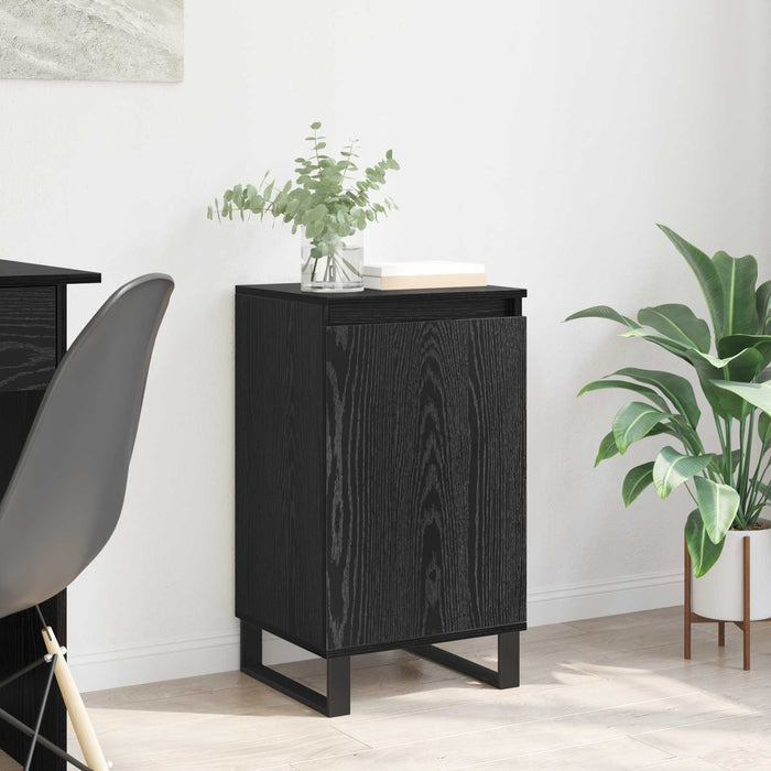 Bufet Stejar Negru 40 x 35 x 70 cm Lemn compozit - WALTI WALTI
