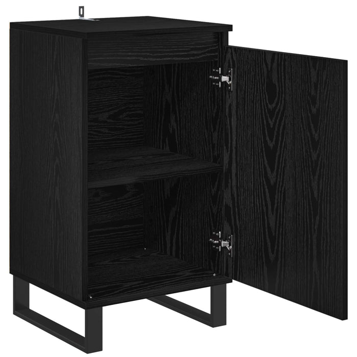 Bufet Stejar Negru 40 x 35 x 70 cm Lemn compozit - WALTI WALTI