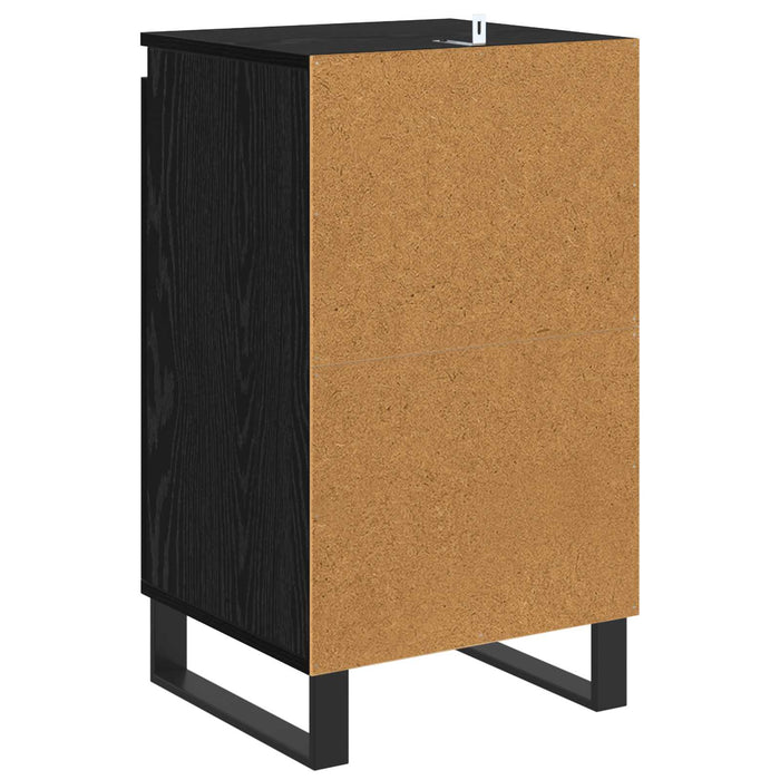 Bufet Stejar Negru 40 x 35 x 70 cm Lemn compozit - WALTI WALTI