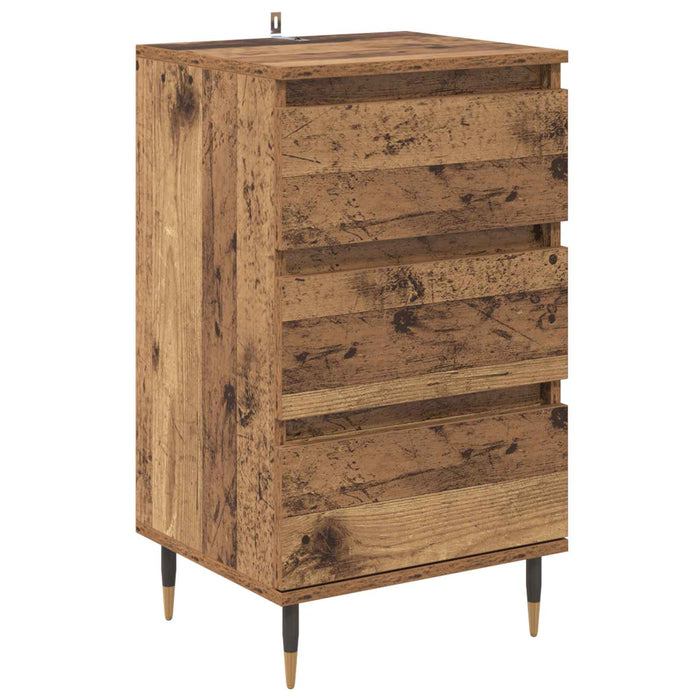 Bufet cu sertar Lemn vechi 35 x 40 x 70 cm Lemn compozit - WALTI WALTI