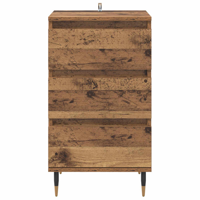 Bufet cu sertar Lemn vechi 35 x 40 x 70 cm Lemn compozit - WALTI WALTI