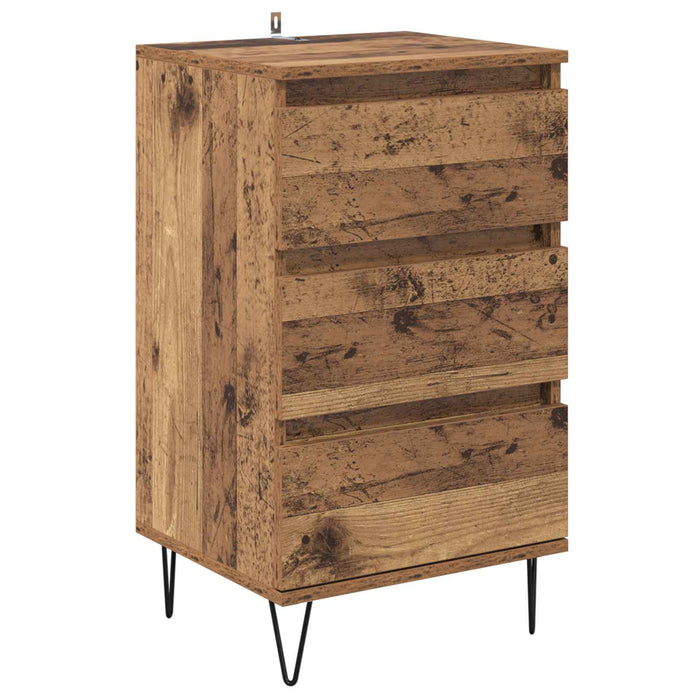 Bufet Lemn Vechi 40 x 35 x 70 cm Lemn Ingineresc și Fier - WALTI WALTI