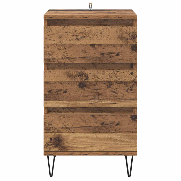Bufet Lemn Vechi 40 x 35 x 70 cm Lemn Ingineresc și Fier - WALTI WALTI