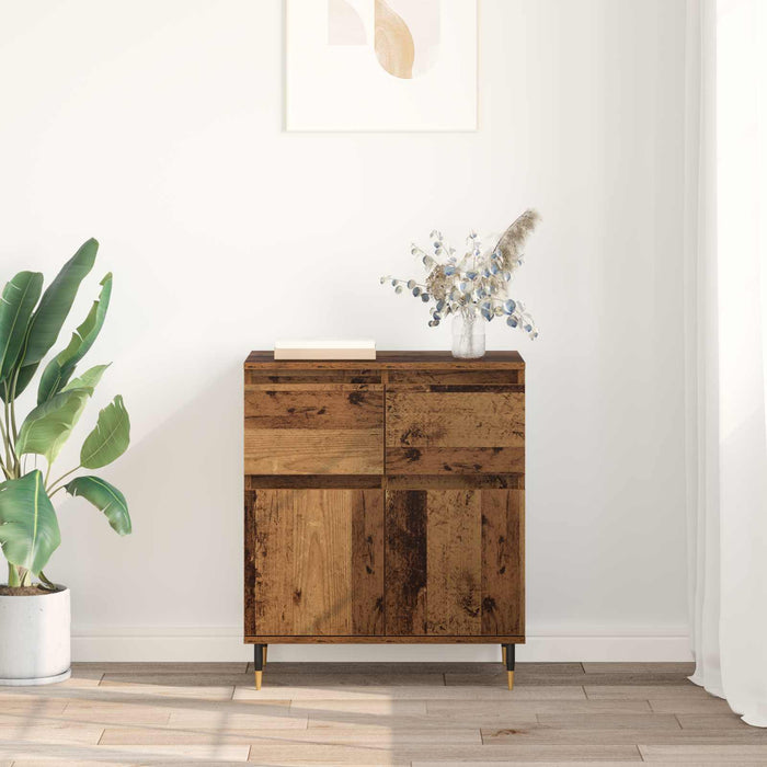 Bufet Lemn Vechi 60 x 35 x 70 cm Lemn Ingineresc și Fier - WALTI WALTI