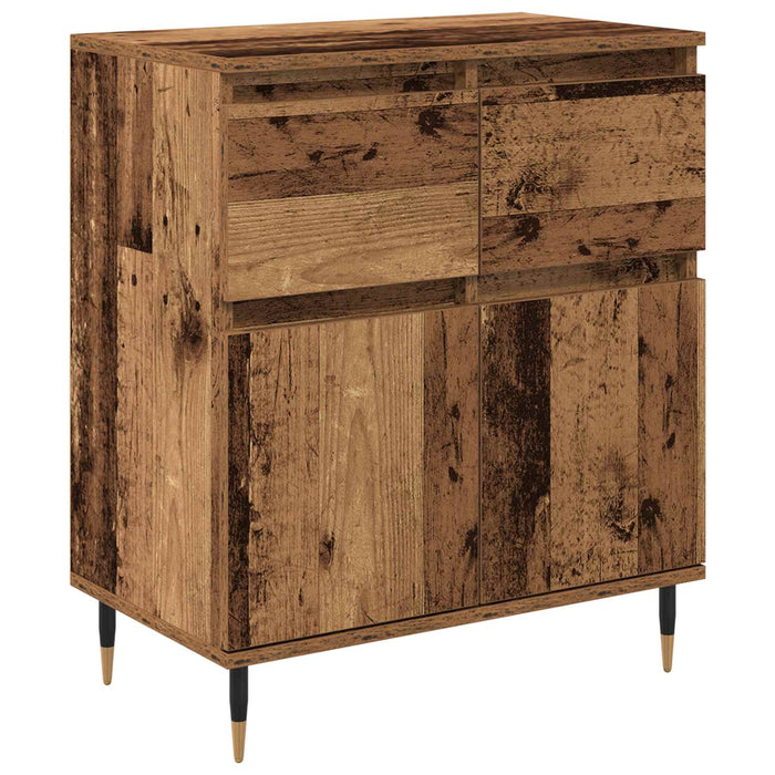Bufet Lemn Vechi 60 x 35 x 70 cm Lemn Ingineresc și Fier - WALTI WALTI