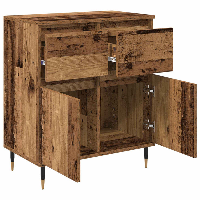 Bufet Lemn Vechi 60 x 35 x 70 cm Lemn Ingineresc și Fier - WALTI WALTI