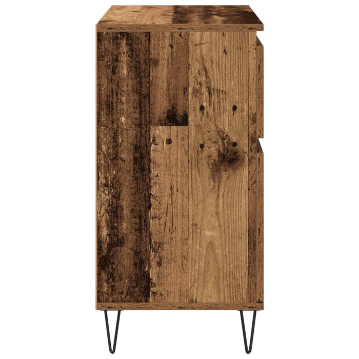Bufet Lemn Vechi 60 x 35 x 70 cm Lemn Ingineresc și Fier - WALTI WALTI