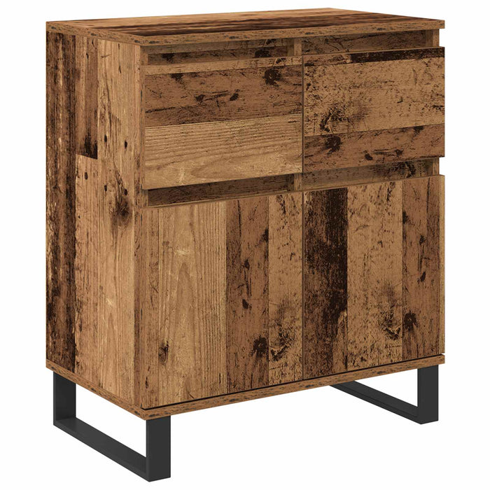 Bufet Lemn Vechi 60 x 35 x 70 cm Lemn Ingineresc și Fier - WALTI WALTI
