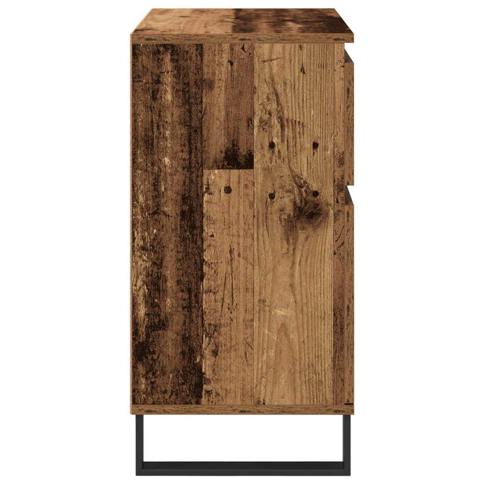 Bufet Lemn Vechi 60 x 35 x 70 cm Lemn Ingineresc și Fier - WALTI WALTI