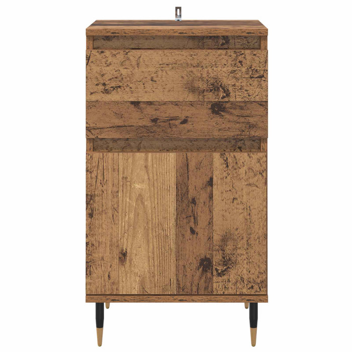 Bufet Lemn Vechi 40 x 35 x 70 cm Lemn Ingineresc și Fier - WALTI WALTI