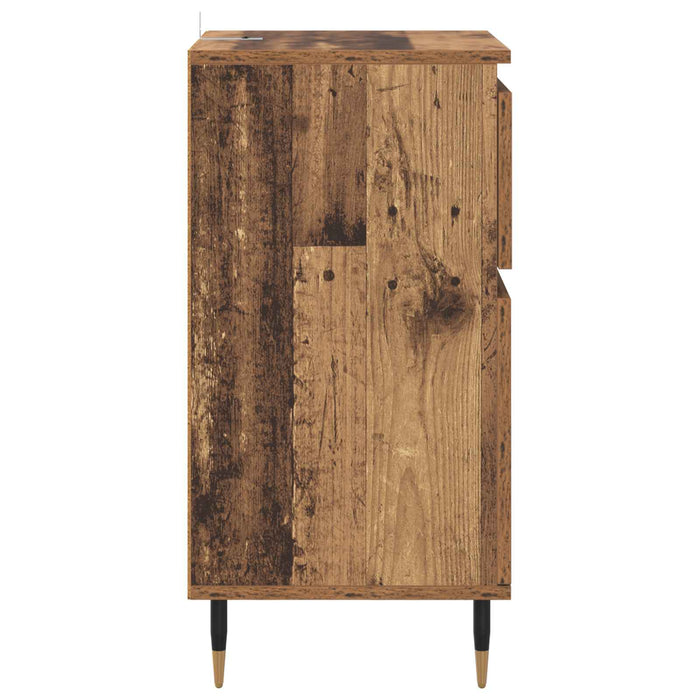 Bufet Lemn Vechi 40 x 35 x 70 cm Lemn Ingineresc și Fier - WALTI WALTI