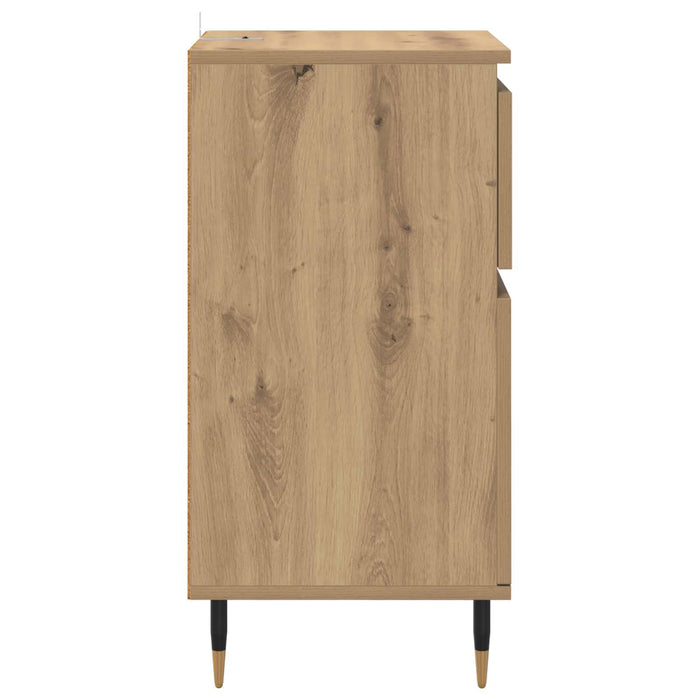 Bufet Stejar Artizanal 40 x 35 x 70 cm Lemn Ingineresc și Fier - WALTI WALTI