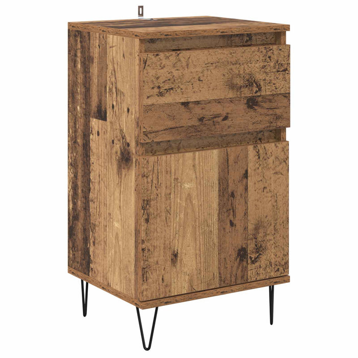 Bufet cu sertar Lemn vechi 35 x 40 x 70 cm Lemn compozit - WALTI WALTI