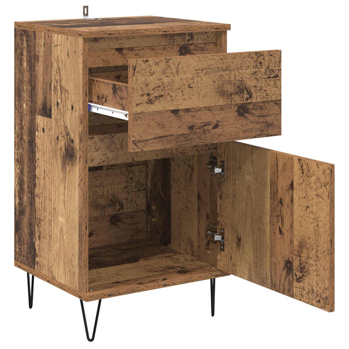 Bufet cu sertar Lemn vechi 35 x 40 x 70 cm Lemn compozit - WALTI WALTI