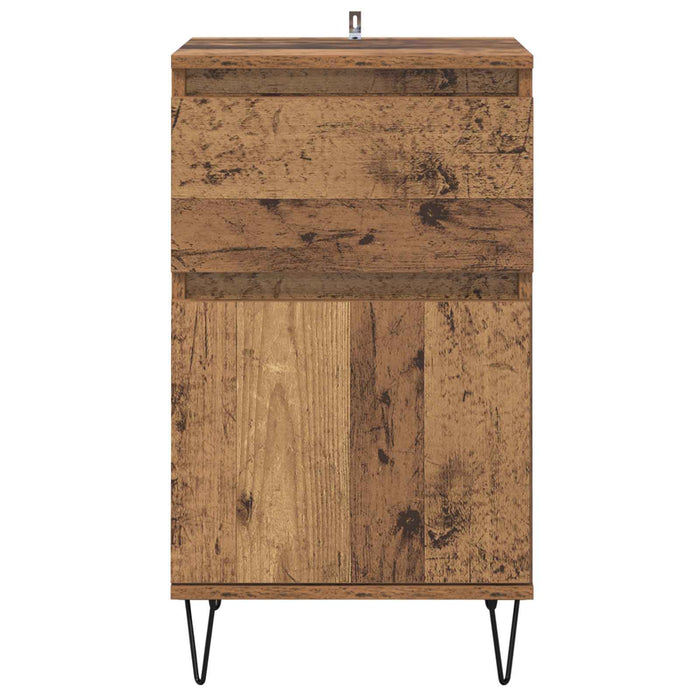 Bufet cu sertar Lemn vechi 35 x 40 x 70 cm Lemn compozit - WALTI WALTI