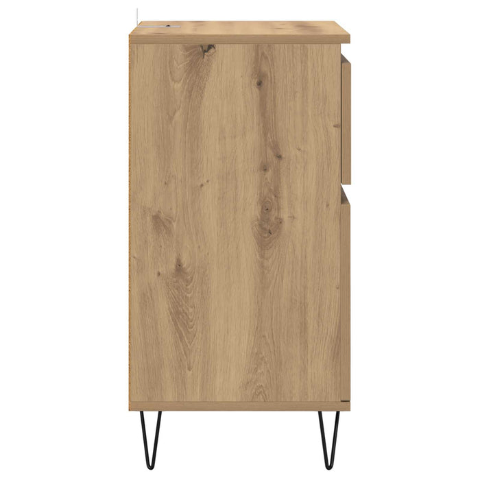 Bufet cu sertar stejar artizanal 35 x 40 x 70 cm Lemn compozit - WALTI WALTI