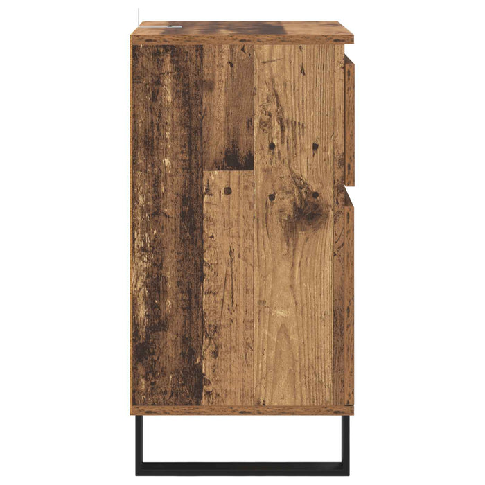 Bufet cu sertar Lemn vechi 35 x 40 x 70 cm Lemn compozit - WALTI WALTI