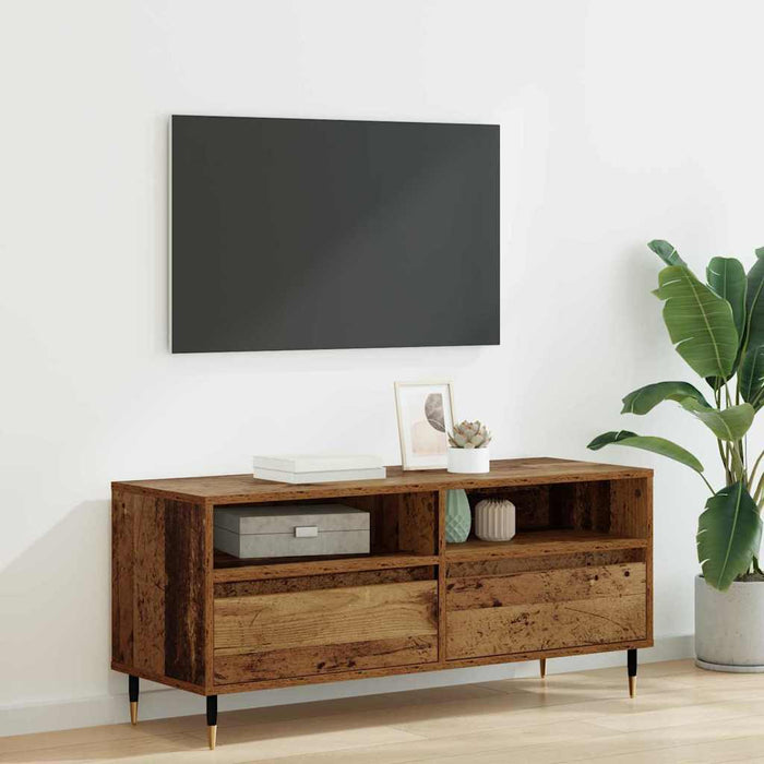 Cabinet TV cu sertar Lemn Vechi 100 x 34,5 x 44,5 cm - WALTI WALTI