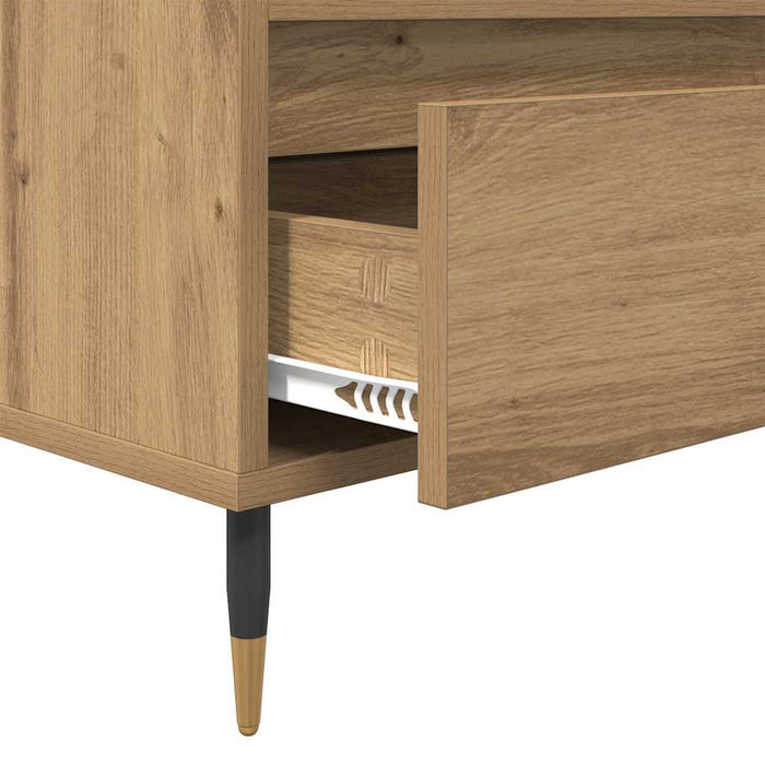 Cabinet TV cu sertar Stejar Artizanal 100 x 34,5 x 44,5 cm - WALTI WALTI