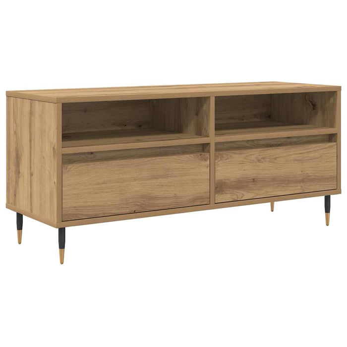 Cabinet TV cu sertar Stejar Artizanal 100 x 34,5 x 44,5 cm - WALTI WALTI