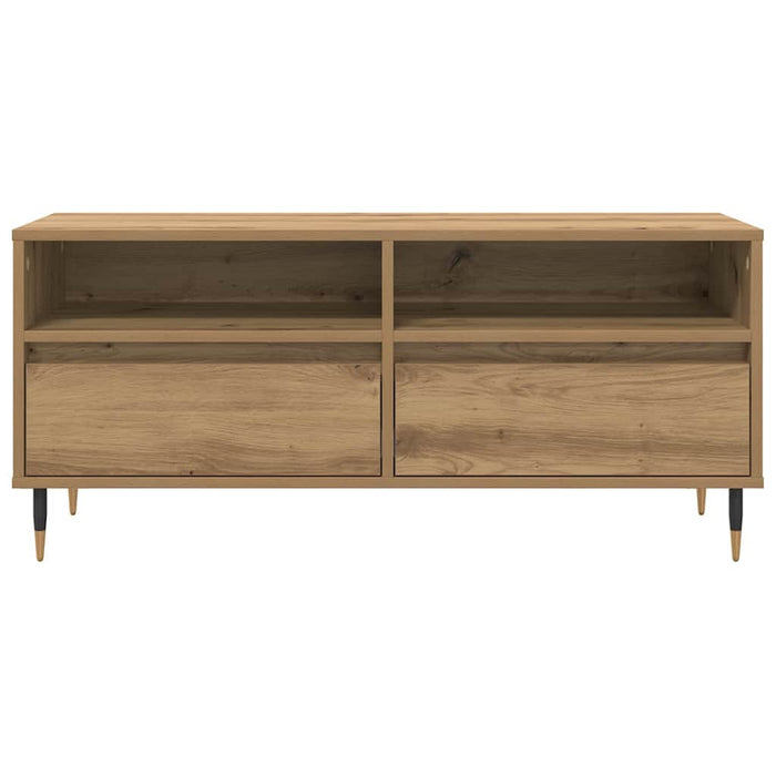 Cabinet TV cu sertar Stejar Artizanal 100 x 34,5 x 44,5 cm - WALTI WALTI